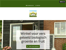 Tablet Screenshot of bioduin.nl